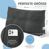 ELONEO Rückenkissen Keilkissen für Bett und Sofa, Lesekissen mit praktischem Seitenfach, 1-tlg, mit praktischem Seitenfach, Lesekissen, mit waschbarem Bezug Bild 2