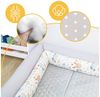 Totsy Baby Nestchenschlange XXL Bettschlange 400 cm Beige mit Sternen Bild 3