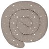 Totsy Baby Nestchenschlange XXL Bettschlange 400 cm Beige mit Sternen Bild 4