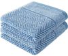 herzbach home Handtuch Set Italiana 50x100 cm, (2-St), 500g/m², Premium-Qualität, 100% Baumwolle, gemustert Bild 4