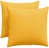 vidaXL Sofakissen 2 Stück Helles Gelb 50 x 50 cm Cordstoff 42013995 Bild 2