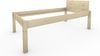 Pfostenbett Massivholzbett (Fichte) "Daybett" 100 x 200 cm 58 cm Holzbett 300kg Bild 2