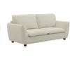 Vente-unique - MENARDIA Sofa Stoff Weiß - B 89 cm x H 92 cm x L 207 cm Bild 3