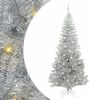 vidaXL Weihnachtsbaum mit 300 LEDs mit Ständer Silber 240 cm PET 3396695 Bild 2