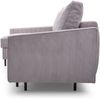 AX LIVING Ecksofa grau Romanii 3sitzer mit Schlaffunktion 220 cm breit L Bild 5
