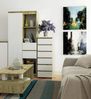 Milord FURNITURE Kommode mit 6 Schubladen 40 cm breit Holz Schrank B40xH109xT35 cm (Highboard Anrichte Schlafzimmer Wohnzimmer Flur Büro Organizer) Bild 4