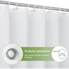 Duschvorhang 150X200cm Grau Textil 120g/m² Farbverlauf Wasserdicht Waschbar Bild 5