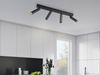 Moderner LED Deckenstrahler AMBALA dimmbar 4-flammig Schwarz, Breite 65cm Bild 5