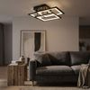 LED Deckenleuchte, schwarz, 3 Stufen Dimmer, L 50 cm Bild 3