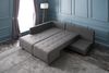 Eckschlafsofa, 'Manama', 85 x 206 x 280, Anthrazit Bild 4