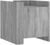 vidaXL Nachttisch Grau Sonoma 45x50x50 cm Holzwerkstoff 848302 Bild 2
