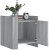 vidaXL Nachttisch Grau Sonoma 45x50x50 cm Holzwerkstoff 848302 Bild 3
