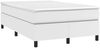 vidaXL Boxspringbett mit Matratze Weiß 120x190 cm Kunstleder 3269698 Bild 2