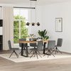 vidaXL Esszimmerstühle 6 Stk. Dunkelgrau Stoff 3315603 Bild 1