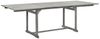 Garten-Esstisch VEGO Grau (160-240)x100x75 cm Massivholz Akazie Eckig | Gartentisch Holz klappbar Outdoortisch Terrassentisch verstellbar Bild 3