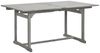 Garten-Esstisch VEGO Grau (160-240)x100x75 cm Massivholz Akazie Eckig | Gartentisch Holz klappbar Outdoortisch Terrassentisch verstellbar Bild 4