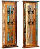 vidaXL Wandgarderobe 2 Stk. Altholz Massiv 38x100 cm 244588 Bild 3