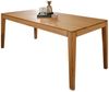 Massivart® Esstisch ausziehbar Wildeiche geölt / 160-245 cm / Massivholztisch »FLAVIA«, Butterfly-Auszug • schwebende Tischkante • massive Standbeine Bild 1