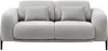 Vente-unique - ARAVIO Couchgarnitur Stoff Grau - B 102 cm x H 75 cm100 cm x L 170 cm210 cm Bild 5