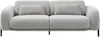 Vente-unique - ARAVIO Couchgarnitur Stoff Grau - B 102 cm x H 75 cm100 cm x L 170 cm210 cm Bild 4