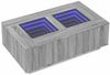vidaXL Couchtisch mit Infinity-LED Grau Sonoma 116x69x40 cm 3284061 Bild 3