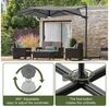 HOMALL Sonnenschirm Gartenschirm 270/300cm, mit Ständer,360° drehbar,UPF50+,weight 16KG, Faltbarer Sonnenschirm, 360° drehbar, leicht zu öffnen und zu schließen Bild 3