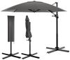 HOMALL Sonnenschirm Gartenschirm 270/300cm, mit Ständer,360° drehbar,UPF50+,weight 16KG, Faltbarer Sonnenschirm, 360° drehbar, leicht zu öffnen und zu schließen Bild 5