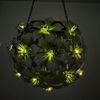 Online-Fuchs LED Gartenleuchte Hibiskusblüten zum Aufhängen mit LED-Lichterkette und Solarpanel, 30 LEDs, Warmweiß, stimmungsvolle Beleuchtung für den Außenbereich Bild 2