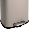 SVITA Mülleimer TQ, Fußpedal, Inneneimer herausnehmbar, Stahl, 30L, Taupe Bild 3