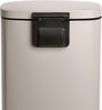 SVITA Mülleimer TQ, Fußpedal, Inneneimer herausnehmbar, Stahl, 30L, Taupe Bild 4