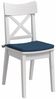 vidaXL Sitzkissen 4 pcs Blau 40 x 40 x 3 cm Stoff 42015197 Bild 3