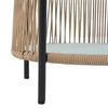 Balkonset Gartenset Bistro Set Gartenmöbel Set Outdoor Rope Sitzgruppe Beige Bild 4