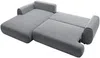 Vente-unique - MONELIA Sofa Stoff Grau - B 167 cm x H 81 cm x L 270 cm Bild 4