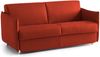 Dmora 2-Sitzer Schlafsofa Follina, Schlafsofa fürs Wohnzimmer, gepolstert, abnehmbar, 100 % Made in Italy-Qualität, 160x95 h90 cm, Orange Bild 2