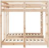 vidaXL Dreifach Etagenbettrahmen Braun 140 x 200 cm 3414564 Bild 5