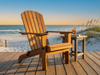 Klappbarer Adirondack Liegestuhl aus Akazienholz, ca. 84 x 69 x 93 cm - Braun Bild 2