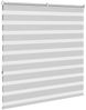 vidaXL Doppelrollo Hellgrau 145x150 cm Stoffbreite 140,9 cm Polyester 4014452 Bild 4