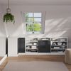 Dachschrägenschrank Eckschrank Rion Anthrazit Landhaus/Weiß 75.6 x 81.6 cm mit 1 Tür Vicco Bild 3