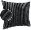 Kisska Dekokissen Kissenhülle LILLI BIG CORD Velour Zierkissen Ambiente Dekorieren, Kissenüberzug ohne Füllung BIG-Cord UNI 50x30cm Einfarbig Grau Bild 5