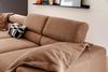 KAWOLA Sofa DELIA Ecksofa XL Cord rost Recamiere links 74 x 219 x 312 cm Bild 2