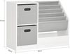 SoBuy KMB76-W Kinderregal, Spanplatte, Melamin, Weiß, 80 x 61 x 30 cm Bild 3