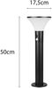 2er SET Sockelleuchten mit Solar und Strom, Hybrid mit Bewegungsmelder Höhe 50cm Bild 4