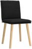 vidaXL Esszimmerstühle 2 Stk. Schwarz Stoff 4101257 Bild 3