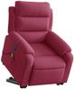 vidaXL Massagesessel mit Aufstehhilfe Elektrisch Weinrot Samt 3205130 Bild 3