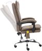 vidaXL Massage-Bürostuhl Taupe Stoff [20370] Bild 5
