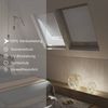 WOLTU Thermo Dachfenster Rollo ohne Bohren Sonnenschutz Verdunkelungsrollo mit Saugnäpfen, Thermorollo Hitzeschutz für Velux- und Roto-Fenster F06 / 206, Grau 48x93 cm Bild 3