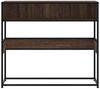vidaXL Konsolentisch Braun Eichen-Optik 90x35x80 cm Holzwerkstoff 849173 Bild 4