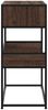 vidaXL Konsolentisch Braun Eichen-Optik 90x35x80 cm Holzwerkstoff 849173 Bild 5