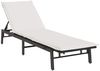vidaXL Sonnenliege mit Auflage Schwarz Poly-Rattan 4104079 Bild 2