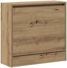 vidaXL Schuhschrank Artisan-Eiche 60 x 21 x 57 cm Holzwerkstoff 869100 Bild 2